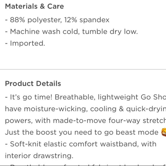 Old Navy Lime Go Workout Shorts - Picture 4 of 8